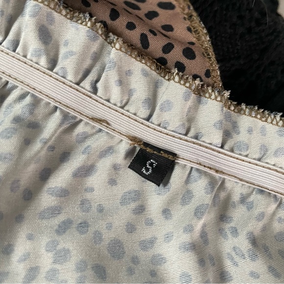 Womens Leopard One Shoulder Blouse Long Sleeve • Size S - Picture 5 of 6